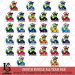 Grinchy But Caffeinated MLB ALL TEAM Svg Eps Dxf Png File, Digital Download, Instant Download