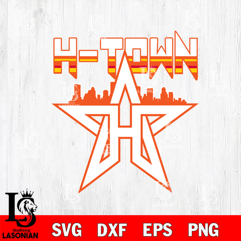 H-Town Svg Eps Dxf Png File,Christmas File Cut ,Digital Download ,Instant Download, Cricut File