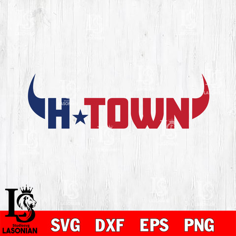 H-Town svg, Houston Texans Svg Eps Dxf Png File,Digital Download ,Instant Download, Cricut File