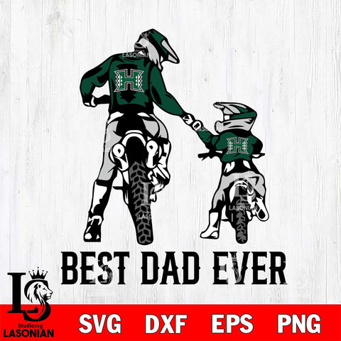 Hawaii Rainbow Warriors Best Dad Ever Svg Eps Dxf Png File, Digital Download, Instant Download