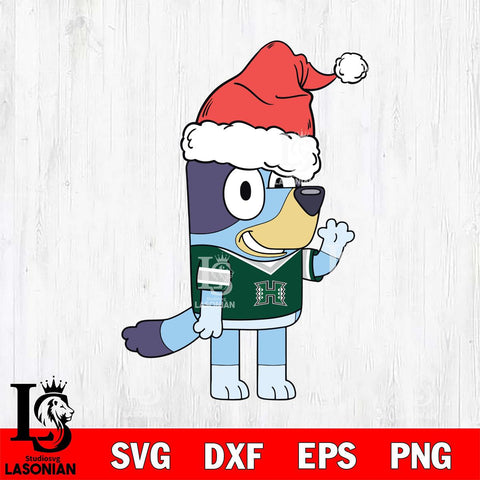 Hawaii Rainbow Warriors Bluey Christmas Svg Eps Dxf Png File, Digital Download, Instant Download