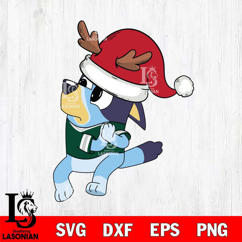 Hawaii Rainbow Warriors Bluey Santa Claus Christmas Svg Eps Dxf Png File, Digital Download, Instant Download