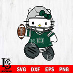 Hawaii Rainbow Warriors Hello Kitty sport Svg Eps Dxf Png File, NCAA svg, Digital Download, Instant Download