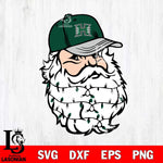 Hawaii Rainbow Warriors Santa Claus Face Svg dxf eps png pdf file,NCAA svg,Digital Download,Cricut file