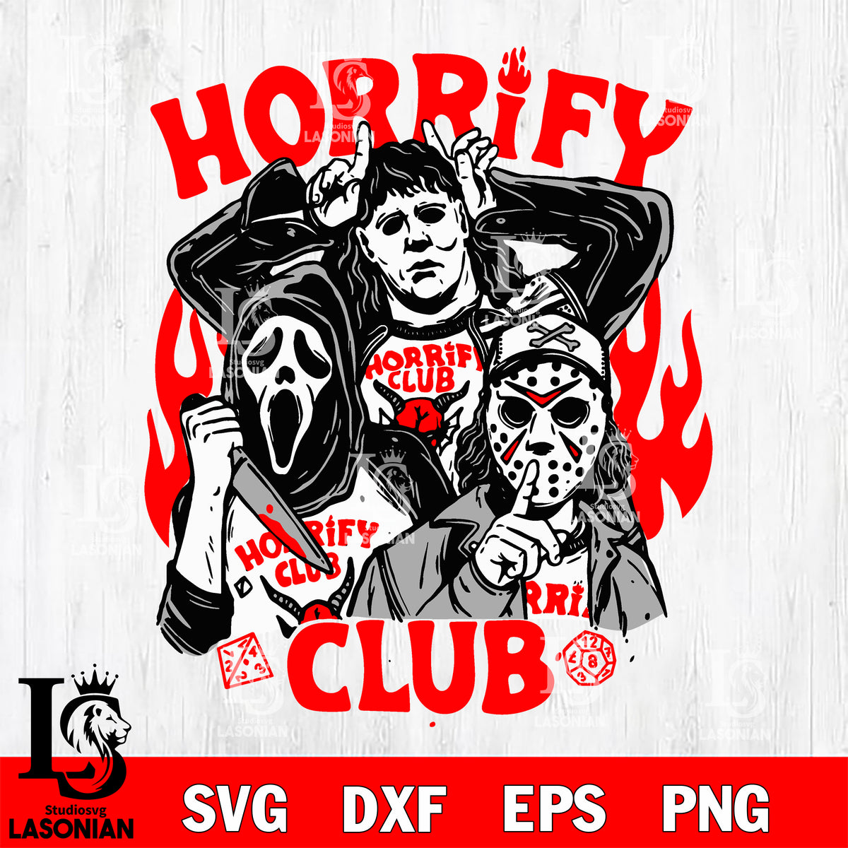 Horrify Club svg, stranger things SVG DXF EPS PNG FILE, Digital Downlo ...