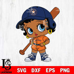 Houston Astros Betty Boop MLB 2 Svg Eps Dxf Png File,MLB  svg, Digital Download, Instant Download