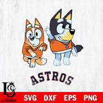 Houston Astros Bluey Chilli Mode Dance Svg Eps Dxf Png File, Digital Download, Instant Download