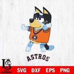 Houston Astros Bluey Dad Dance Svg Eps Dxf Png File, Digital Download, Instant Download