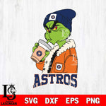 Houston Astros Grinch Bougie Football Svg Eps Dxf Png File, Digital Download, Instant Download