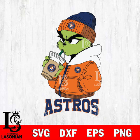 Houston Astros Grinch Bougie Sport Svg Eps Dxf Png File, Digital Download, Instant Download