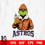 Houston Astros Grinch Leopard Svg Eps Dxf Png File, Digital Download, Instant Download