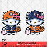 Houston Astros Hello Kitty Bundle 2 SVG Svg Eps Dxf Png File, Digital Download, Instant Download