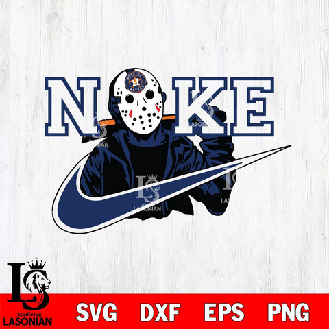 Houston Astros Jason Voorhees Nike Svg Eps Dxf Png File, Digital Download, Instant Download