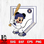 Houston Astros Mickey 2 Svg Eps Dxf Png File, Digital Download, Instant Download