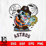 Houston Astros Stitch Freddy Krueger Halloween Svg Eps Dxf Png File, Digital Download, Instant Download