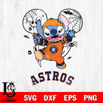 Houston Astros Stitch Michael Halloween Svg Eps Dxf Png File, Digital Download, Instant Download