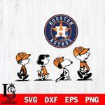 Houston Astros snoopy Svg Eps Dxf Png File, Digital Download, Instant Download