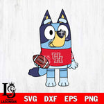 Houston Cougars Bluey 2 Svg Eps Dxf Png File, Digital Download, Instant Download