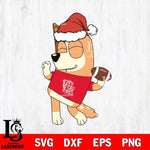 Houston Cougars Bluey Chilli Christmas Svg Eps Dxf Png File, Digital Download, Instant Download