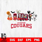 Houston Cougars Bluey Halloween Svg Eps Dxf Png File, Digital Download, Instant Download