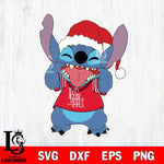 Houston Cougars Christmas Stitch Disney Svg Eps Dxf Png File, Digital Download, Instant Download