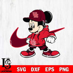 Houston Cougars Cool Mickey Mouse Svg Eps Dxf Png File, NCAA svg, Digital Download, Instant Download