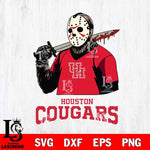 Houston Cougars Jason Voorhees 11 Svg Eps Dxf Png File, Digital Download