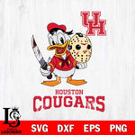 Houston Cougars Jason Voorhees 12 Svg Eps Dxf Png File, Digital Download