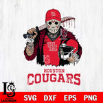 Houston Cougars Jason Voorhees 2 Svg Eps Dxf Png File, Digital Download