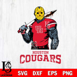 Houston Cougars Jason Voorhees 7 Svg Eps Dxf Png File, Digital Download