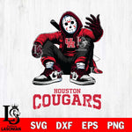 Houston Cougars Jason Voorhees Halloween SVG Svg Eps Dxf Png File, Digital Download, Instant Download