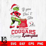 Houston Cougars Merry kissmyass grinch Svg Eps Dxf Png File,NCAA Svg Files,Digital Download,Sublimation,Instant Download