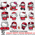 Houston Cougars NCAA Bundle 12 Svg Eps Dxf Png File, NCAA svg, Digital Download, Instant Download