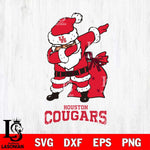 Houston Cougars Santa Claus Ugly Svg dxf eps png pdf file,NCAA svg,Digital Download,Cricut file