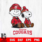 Houston Cougars Snoopy Sport 6 Svg Eps Dxf Png File, Digital Download