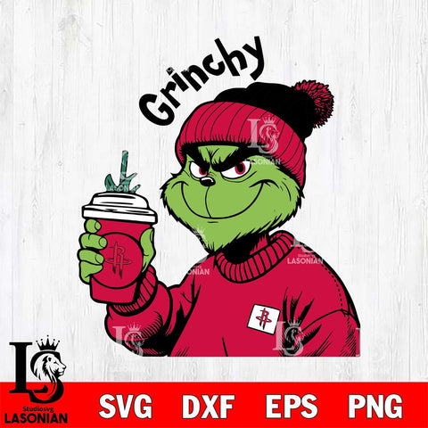 Houston Rockets Boujee Grinch 10 Svg Eps Dxf Png File, Digital Download, Instant Download