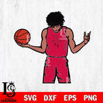 Houston Rockets Boy Basketball Svg Eps Dxf Png File, Digital Download, Instant Download