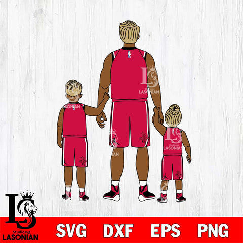 Houston Rockets Father day , Best Dad Ever , NBA Basketball Svg Eps Dxf Png File, Digital Download, Instant Download