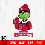 Houston Rockets Grinch Football Christmas Cut Files Cricut, Svg Dxf Eps Png file , Silhouette