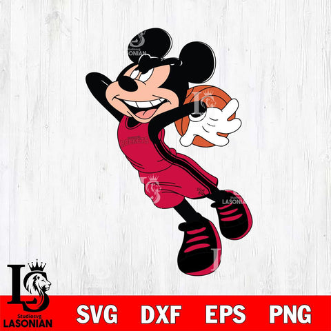 Houston Rockets Mickey Minne 7 Nba Svg Eps Dxf Png File, NBA svg, Digital Download, Instant Download