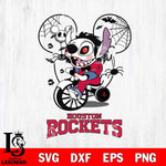 Houston Rockets Stitch Jigsaws Halloween Svg Eps Dxf Png File, Digital Download, Instant Download