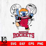 Houston Rockets Stitch Michael Halloween Svg Eps Dxf Png File, Digital Download, Instant Download