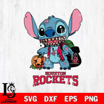 Houston Rockets Stitch Zombie Svg Eps Dxf Png File, NBA svg, Digital Download, Instant Download