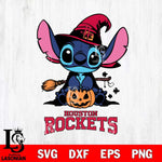 Houston Rockets Stitch witch Svg Eps Dxf Png File, NBA svg, Digital Download, Instant Download