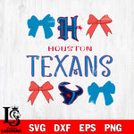 Houston Texan Coquette Bow Svg Eps Dxf Png File, File Cut ,Digital Download ,Instant Download, Cricut File