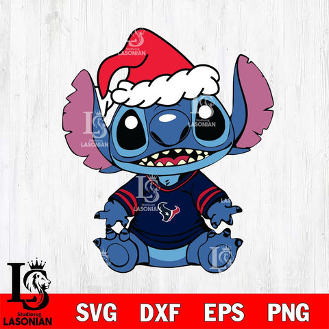 Houston Texans Baby Stitch Christmas Svg Eps Dxf Png File, Digital Download, Instant Download