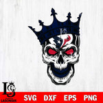 Houston Texans Badass king Skull SVG