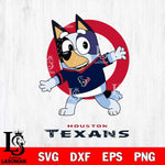 Houston Texans Bandit Heeler Rugby Svg Eps Dxf Png File, Digital Download ,Instant Download, Cricut File