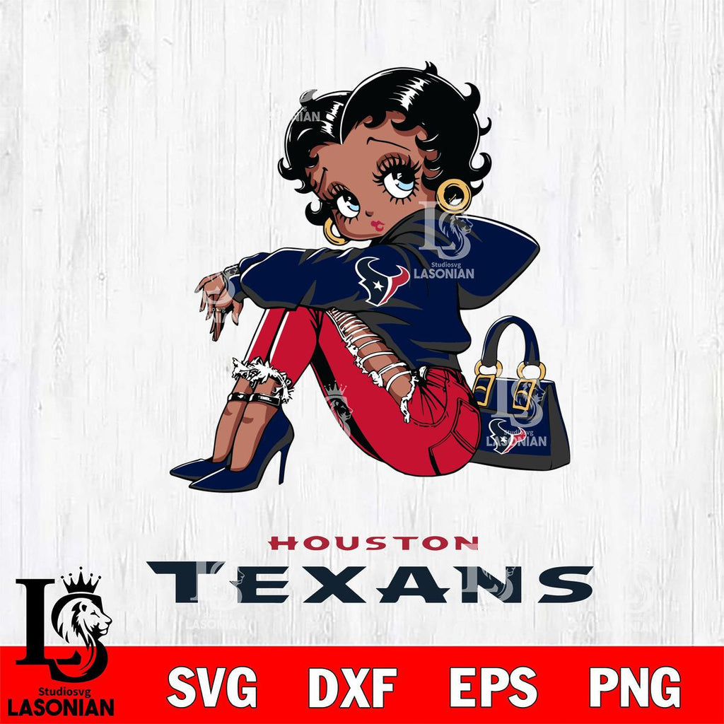 Betty boop texans shirt best sale