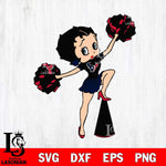 Houston Texans Betty Boop Cheer Leader Svg Eps Dxf Png File, Digital Download, Instant Download